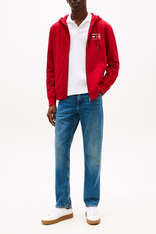 Sweat à capuche - Rouge