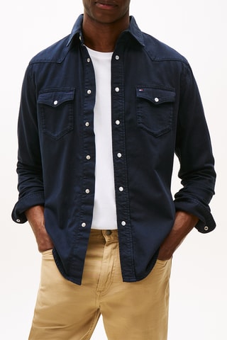 Surchemise en jean - Bleu foncé