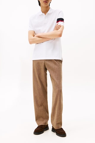 Polo regular - Blanc