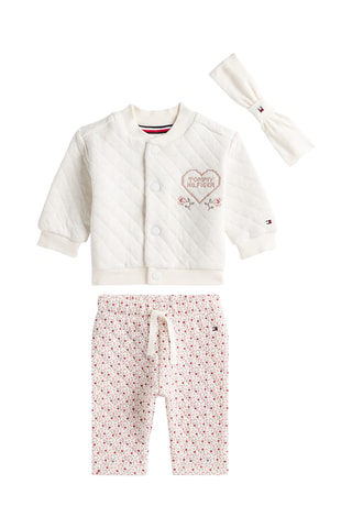Ensemble 3 pièces - Blanc et rouge