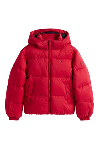 Doudoune à capuche - Rouge