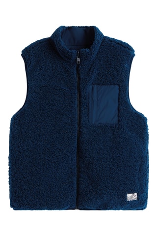 Veste sans manches réversible - Bleu marine