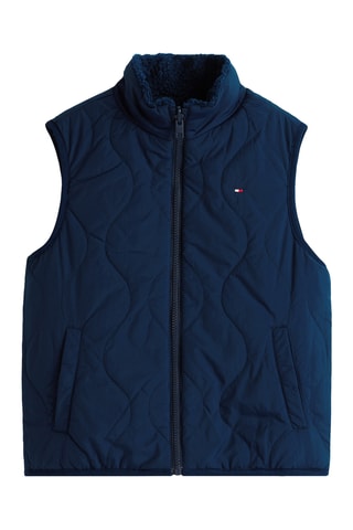 Veste sans manches réversible - Bleu marine