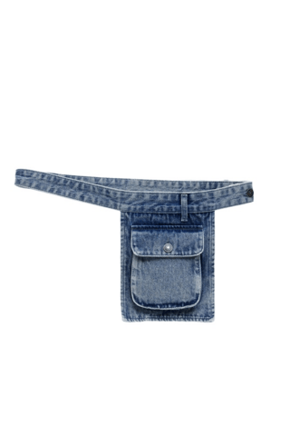 Cintura in jeans - Blu