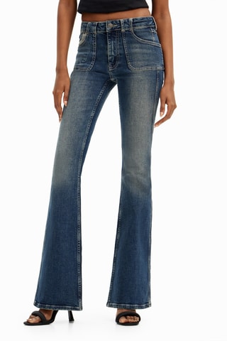 Jeans flare - Blu scuro