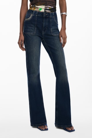 Jeans flare - Blu scuro