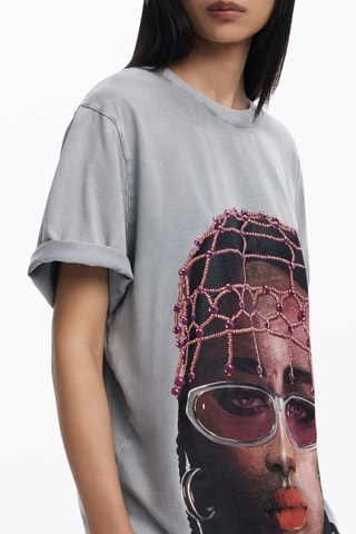 T-shirt regular - Beige