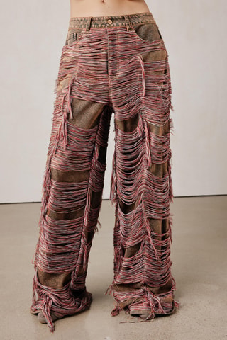 Jeans wide legs - Rosa
