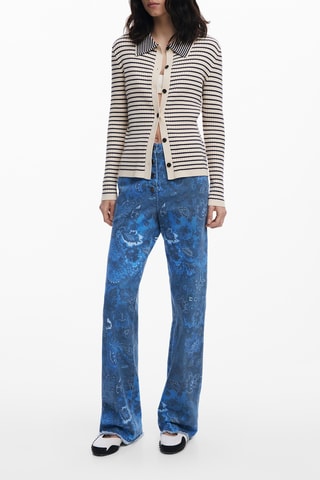 Pantaloni straight - Blu