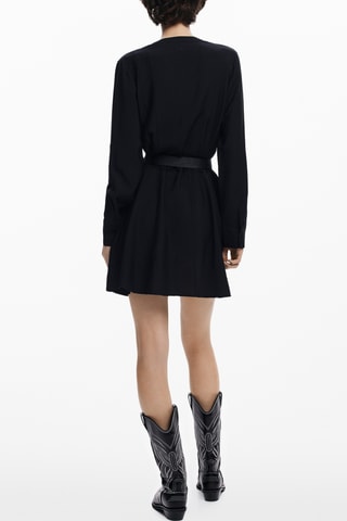 Abito a camicia - Nero