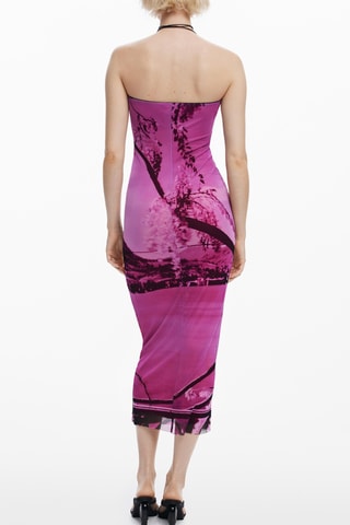 Abito bustier - Viola