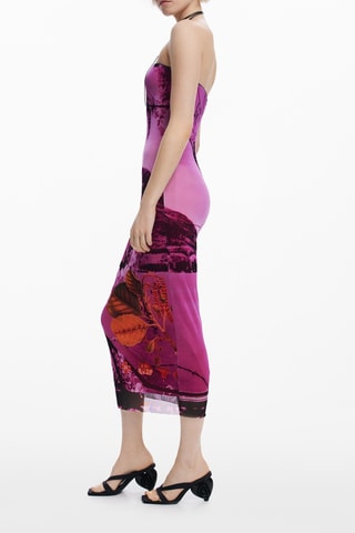 Abito bustier - Viola