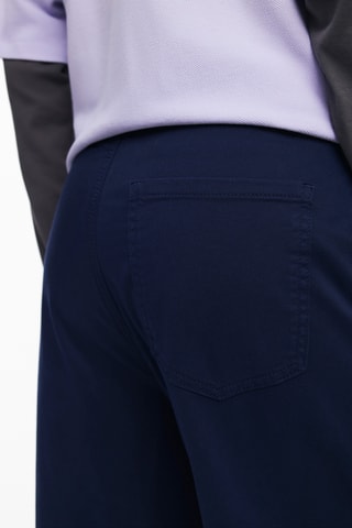 Pantaloni wide legs a vita alta - Navy