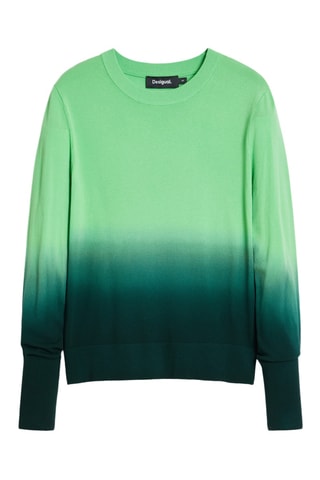 Maglia dip and dye - Verde