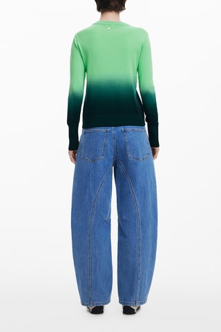 Maglia dip and dye - Verde