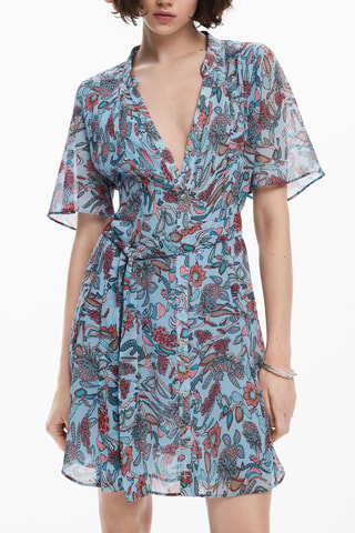 Abito a camicia - Blu