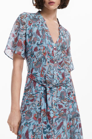Abito a camicia - Blu