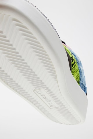 Sneakers - Grigio, nero, rosa e verde