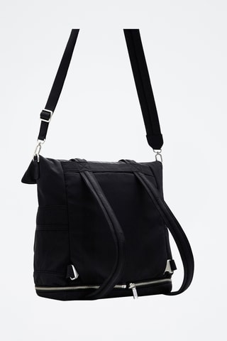 Zaino e borsa a tracolla. - Nero