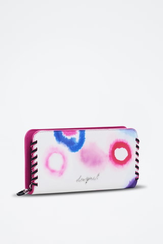 Portafoglio tie and dye - Fucsia