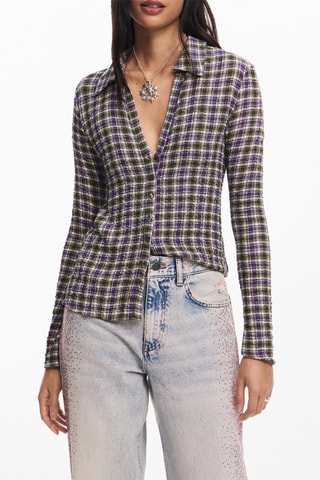 Camicia regular - Viola