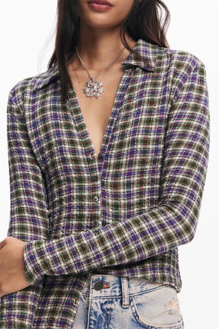 Camicia regular - Viola