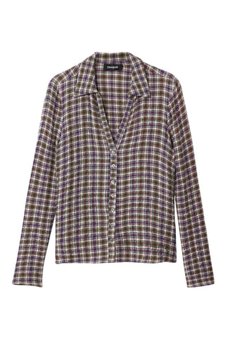 Camicia regular - Viola