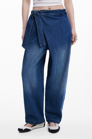 Jeans wide legs - Blu