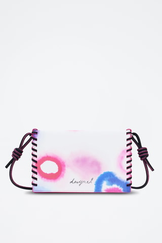 Borsa a tracolla tie and dye - Fucsia