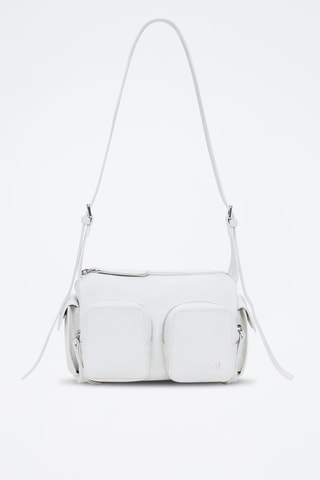 Borsa a spalla in pelle - Bianco
