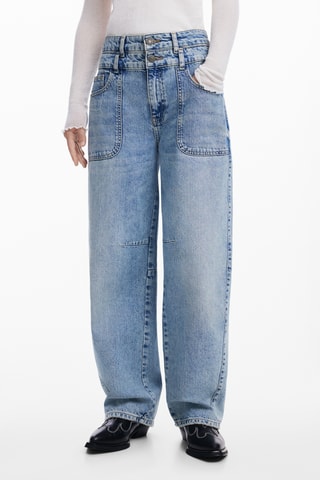 Jeans baggy - Azzurro