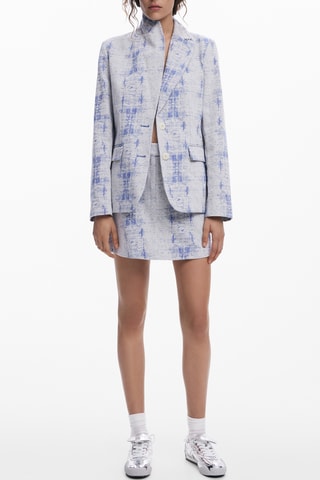 Giacca tie and dye - Blu