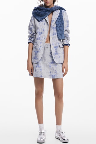 Giacca tie and dye - Blu