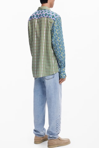 Camicia regular - Verde