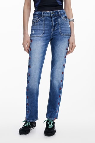Jeans straight - Blu scuro