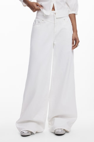Pantaloni larghi - Bianco