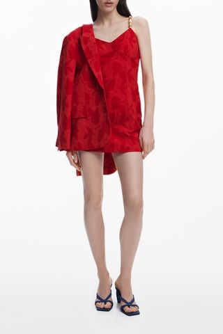 Abito taglio dritto - Rosso