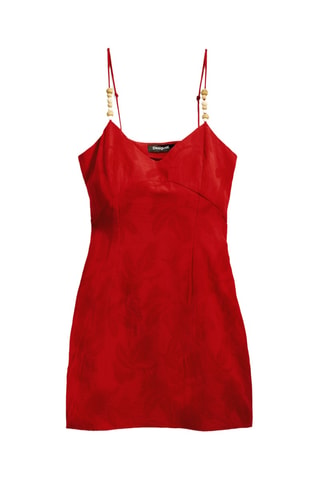 Abito taglio dritto - Rosso