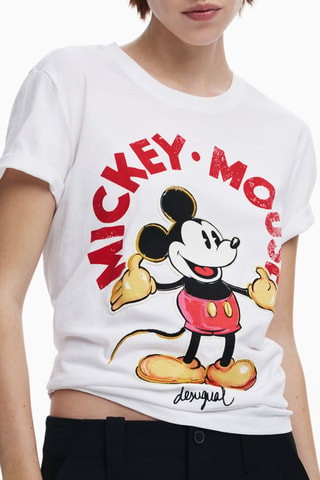 T-shirt regular Topolino Disney - Bianco