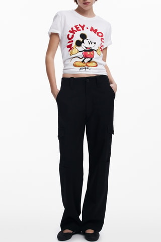 T-shirt regular Topolino Disney - Bianco
