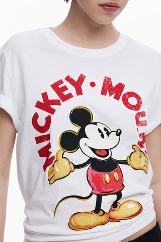 T-shirt regular Topolino Disney - Bianco