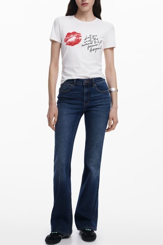 T-shirt regular - Blanc