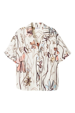 Camicia regular - Bianco e nero