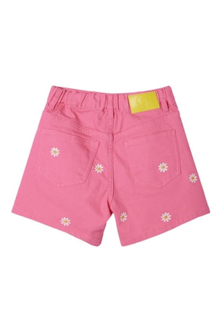 Shorts in jeans - Giallo e rosa