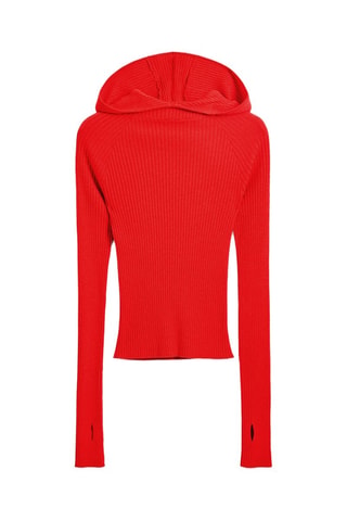 Maglia con cappuccio - Rosso