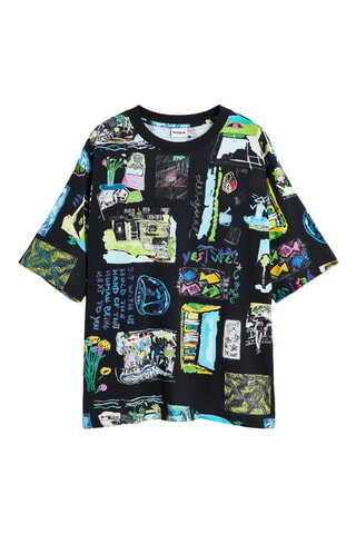 T-shirt regular - Nero