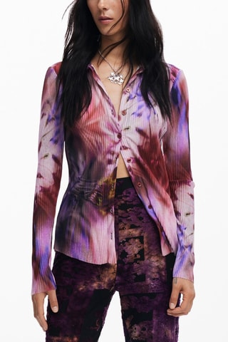 Camicia - Viola e rosa