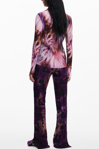 Camicia - Viola e rosa