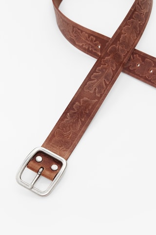 Cintura in pelle - Marrone