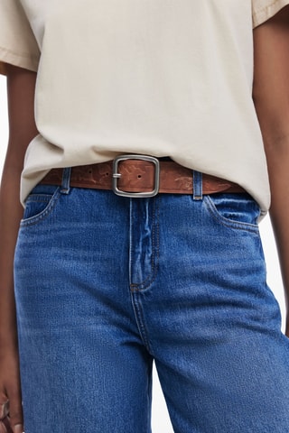 Cintura in pelle - Marrone